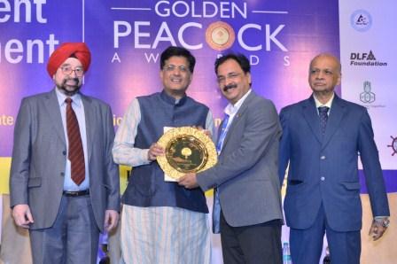 Essel Infraprojects conferred with the Prestigious Golden Peacock Eco-Innovation Award
