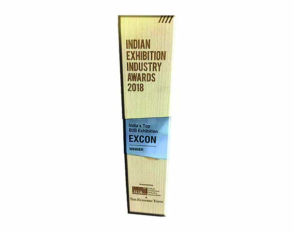 Excon Awarded “Top B2B Exhibition in India”