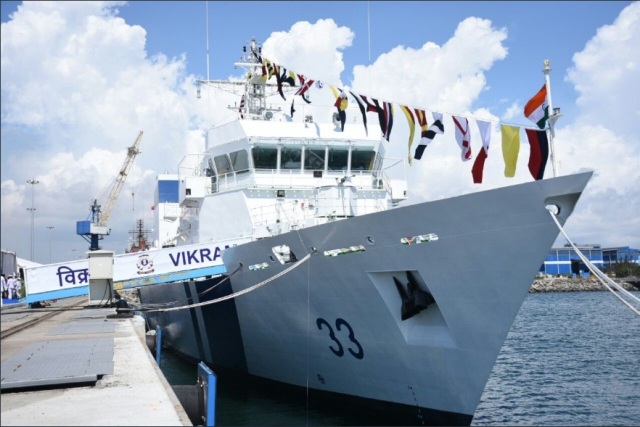 L&T delivers third Offshore Patrol Vessel to Coast Guard