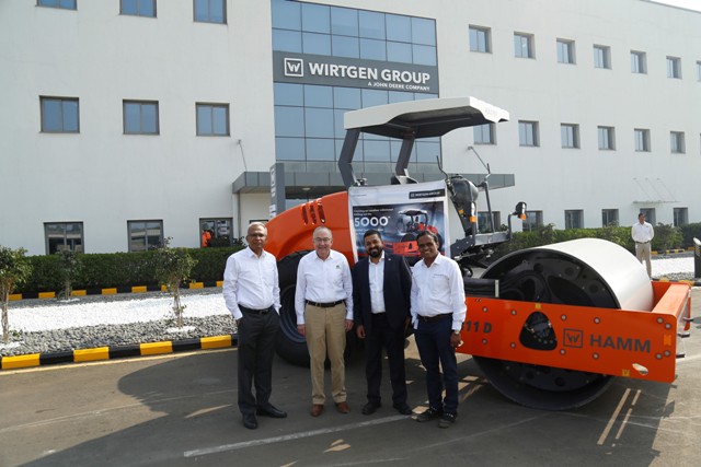 Wirtgen India roll out 5000th HAMM Compactor from Pune Factory