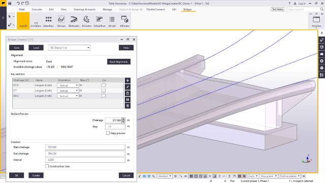 Trimble’s Tekla Structures Covers the Complete Bridge Design Workflow with New Bridge Creator Extension