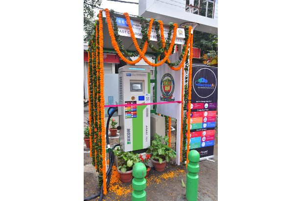 Electric vehicle public charging station by EESL inaugurated in Delhi