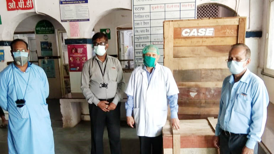 CASE Construction Equipment donates medical equipment to Dhar District Hospital, Madhya Pradesh