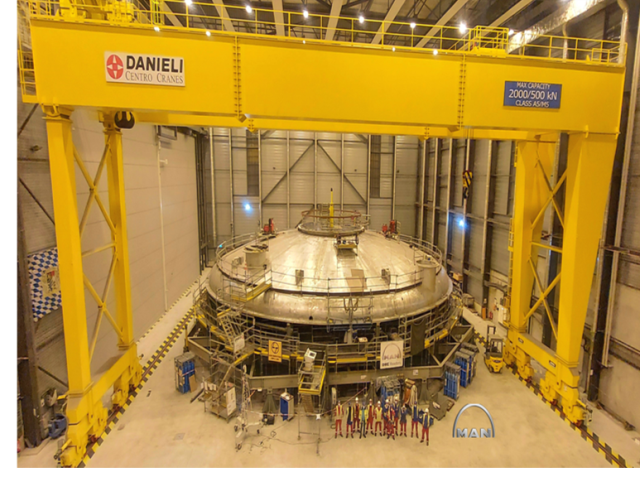 L&T completes Top Lid assembly of cryostat for Global Fusion Project at ITER, France