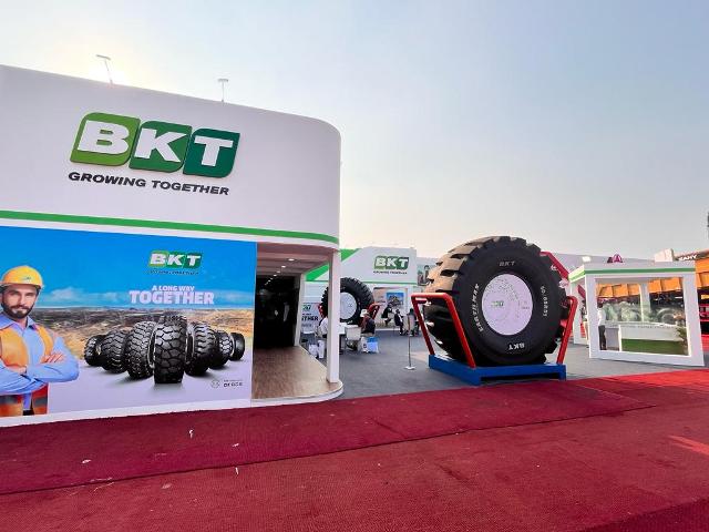 BKT showcased its world-class mining masterpieces at the 16th edition of IMME 