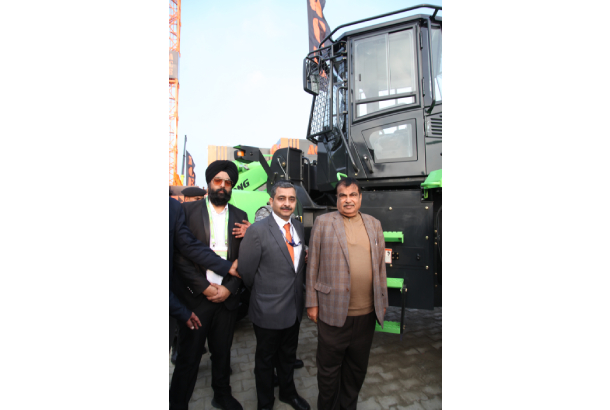 Liugong India unveils electric wheel loader at bauma Conexpo India 2023