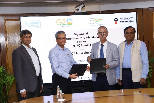 NTPC, OIL ink MoU for RE & green initiatives