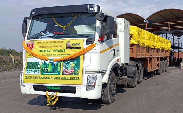 UltraTech Cement deploys electric trucks for transport of clinker