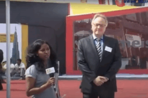 Bauer India exhibits its most selling rotary drilling rig