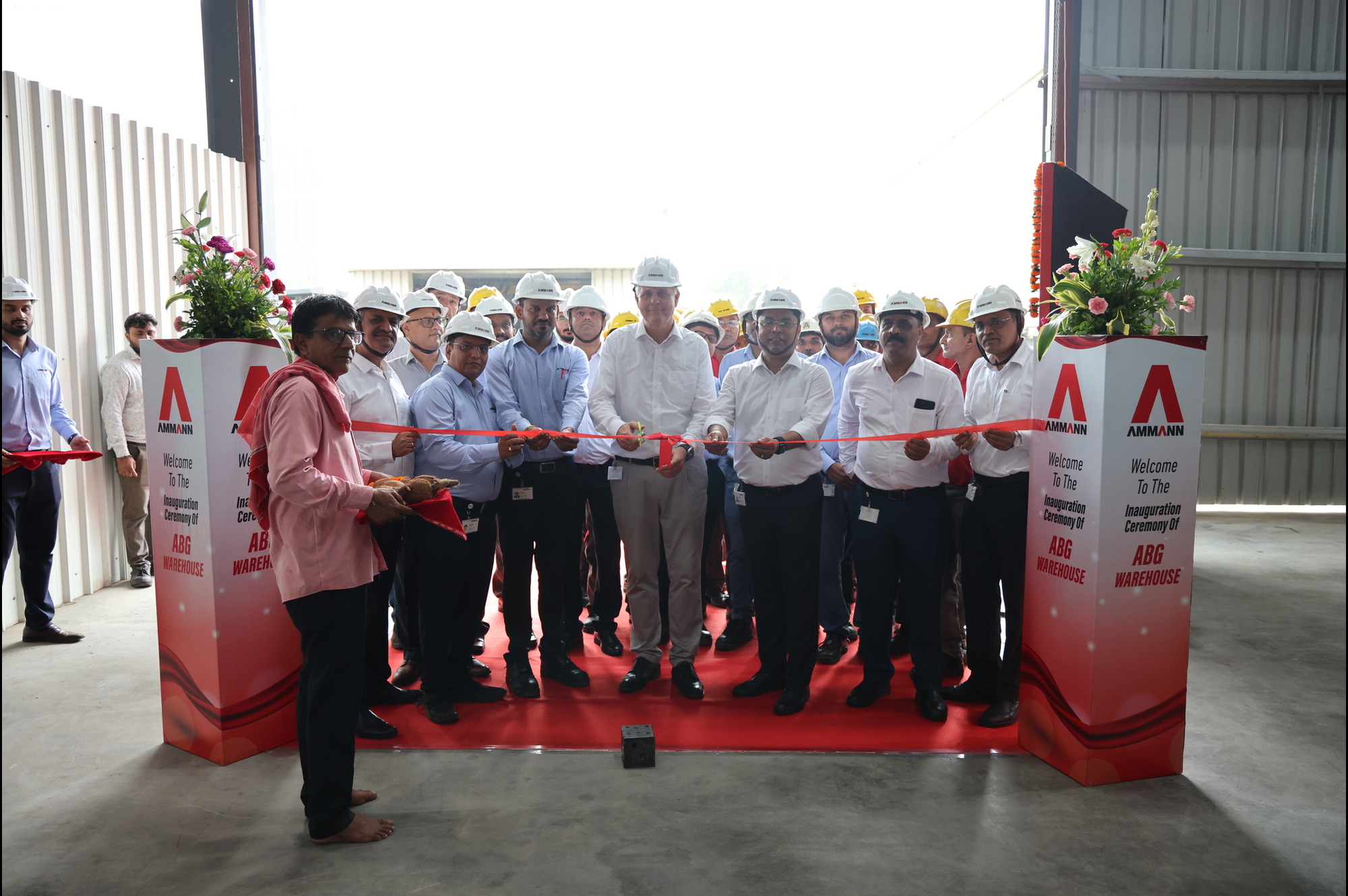 Ammann ABG Paver manufacturing and warehouse inauguration in Gujarat