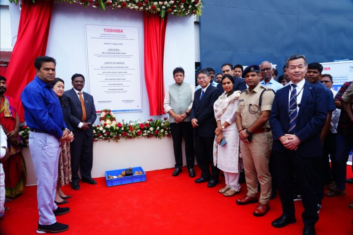 Toshiba inaugurates CRGO Core Centre and Surge Arrester Line at Rudraram, Telangana