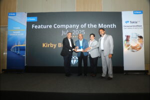 Kirby named Trimble’s ‘Feature Company of the Month’ for championing innovation in steel structures
