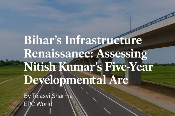 Newly constructed highway and bridge infrastructure in Bihar under Nitish Kumar’s leadership
