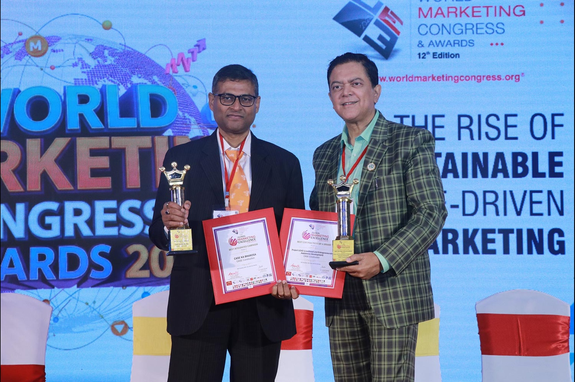 CASE Construction’s ‘CASE Ka Bharosa’ campaign recognised for Marketing Excellence at World Marketing Congress 2025