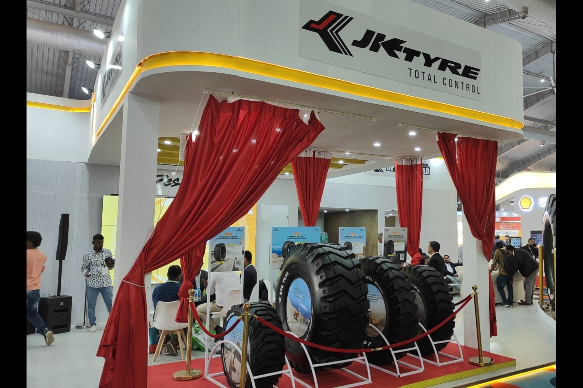 JK Tyre Unveils Four New OTR Tyres at Excon 2025