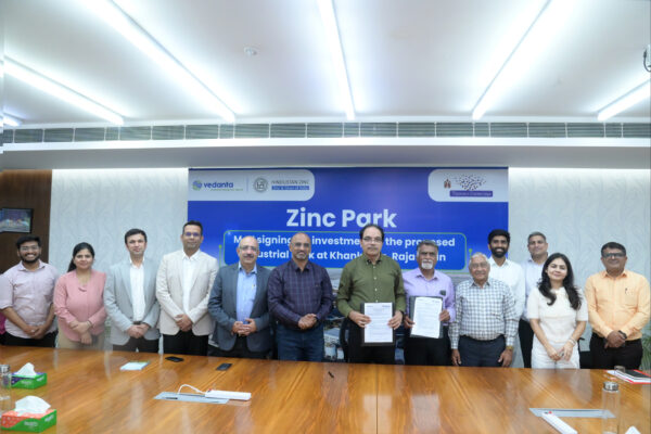 Hindustan Zinc signs MoU with Tripura Group for unit at Zinc Park in Rajasthan