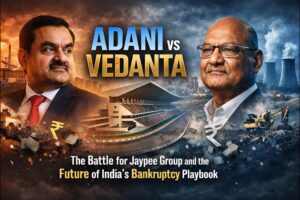 Adani vs Vedanta: The High-Stakes Battle for Jaypee Group That Could Redefine India’s Bankruptcy Playbook Adani vs Vedanta: The High-Stakes Battle for Jaypee Group That Could Redefine India’s Bankruptcy Playbook