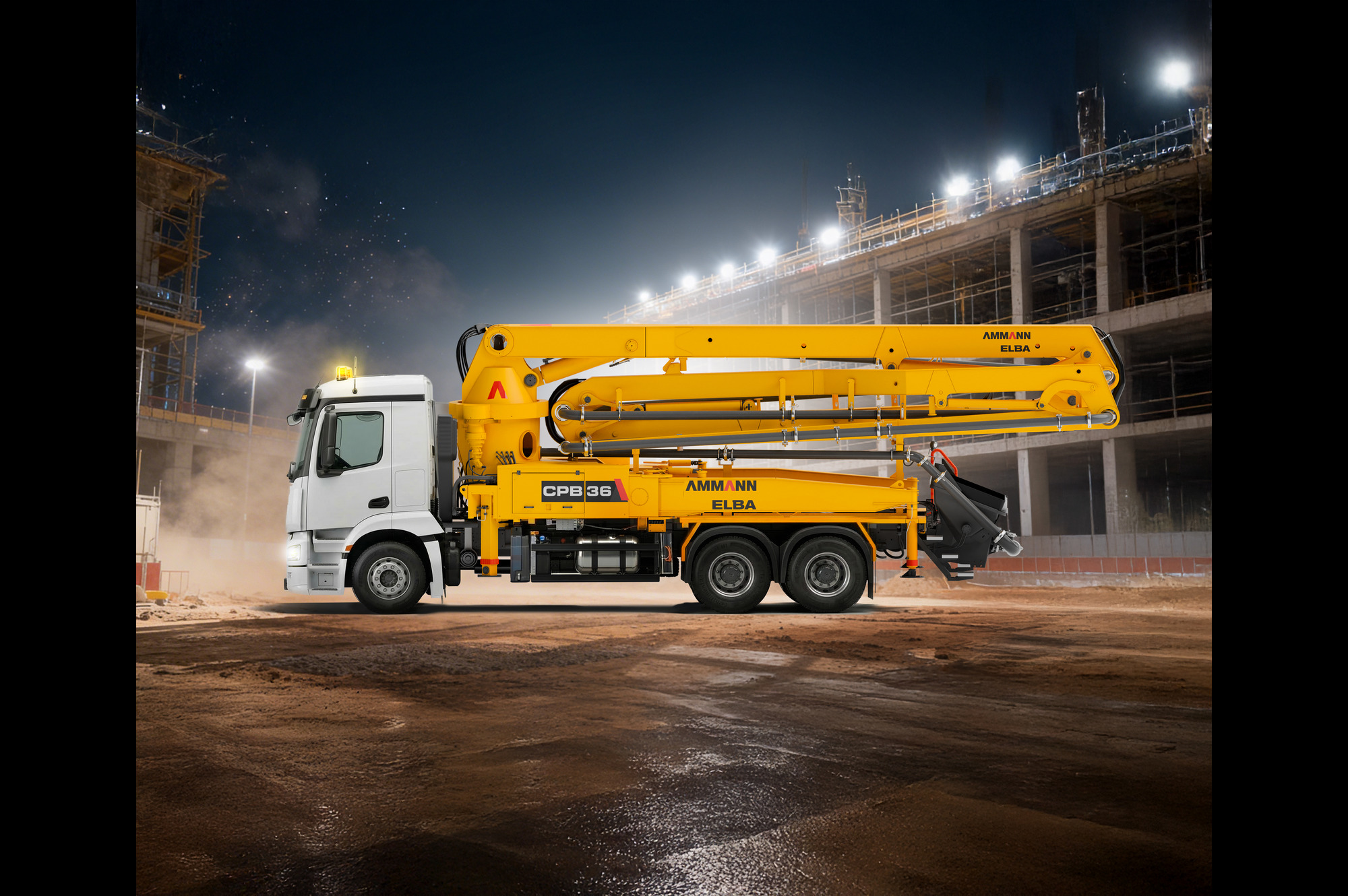 Ammann India Launches CPB36 Concrete Boom Pump Under Ammann Elba Brand