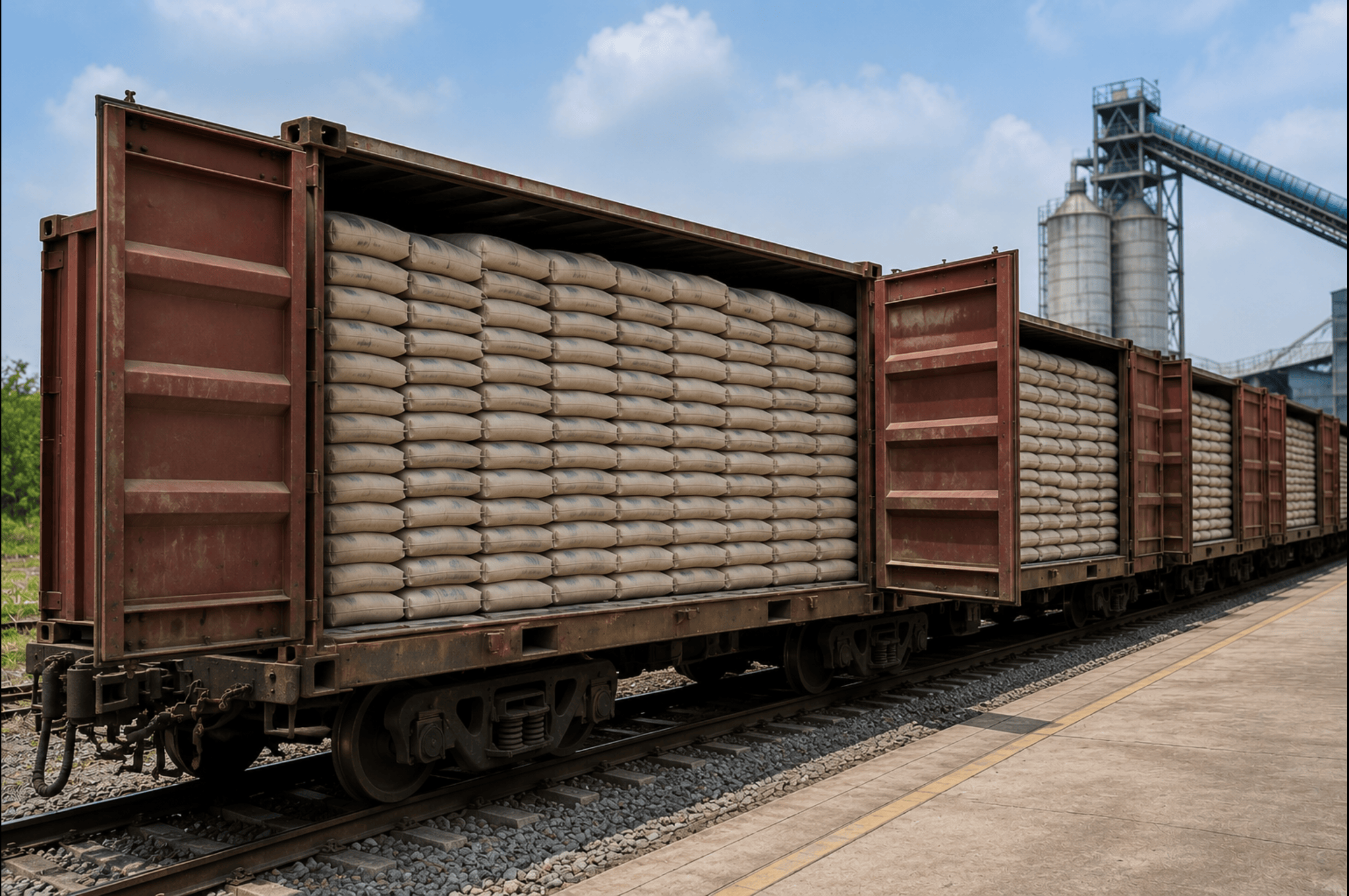 Indian Railways Records 170% Surge in Cement Movement After Logistics Reforms