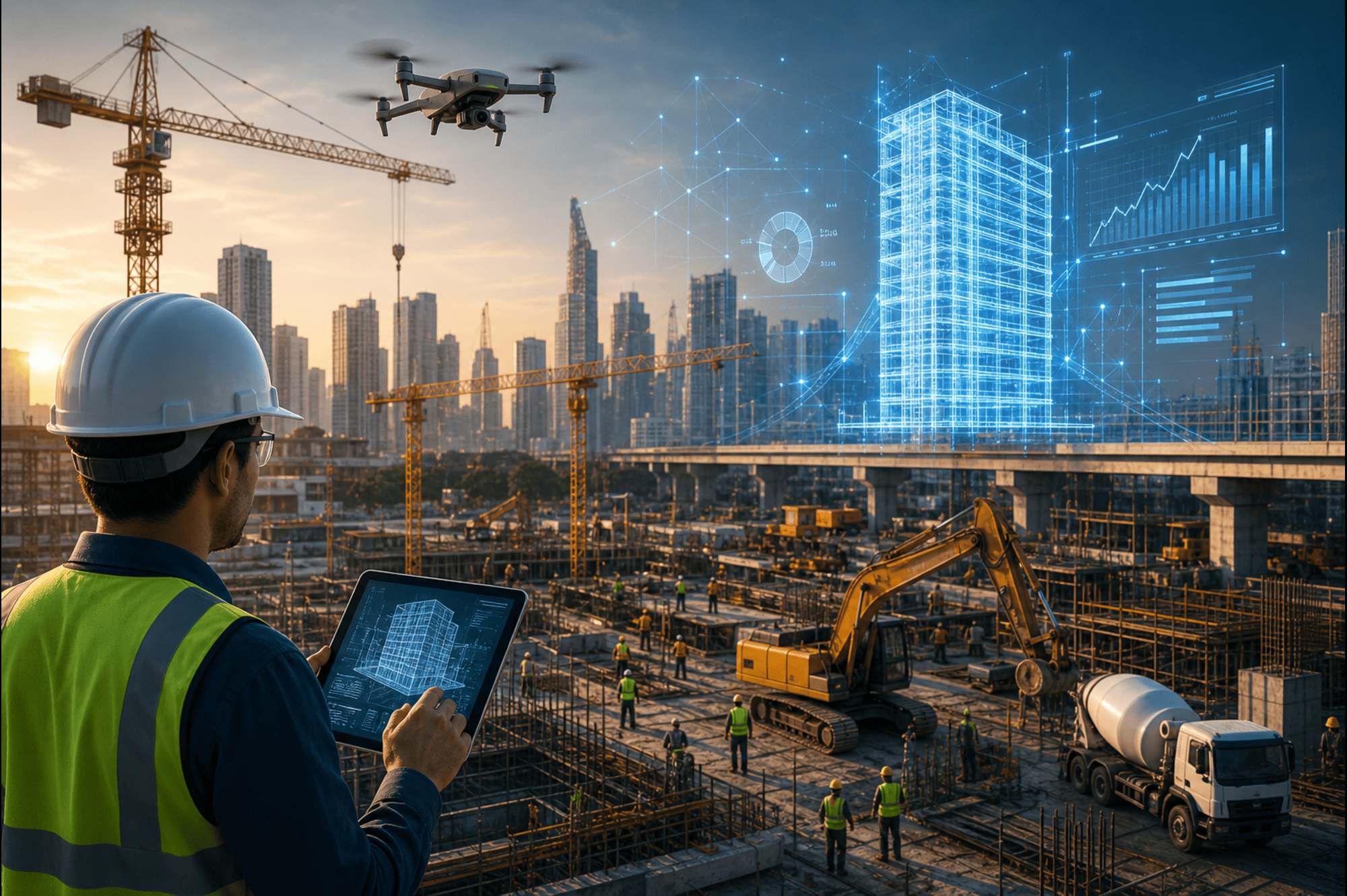 Building the Future: The Role of AI and Digitalisation in India’s Construction Growth Story