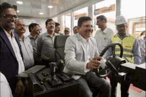 SECL CMD Inaugurates Advanced Caterpillar Truck Simulator Facility and Gmmco Shield safety App at Gevra Project