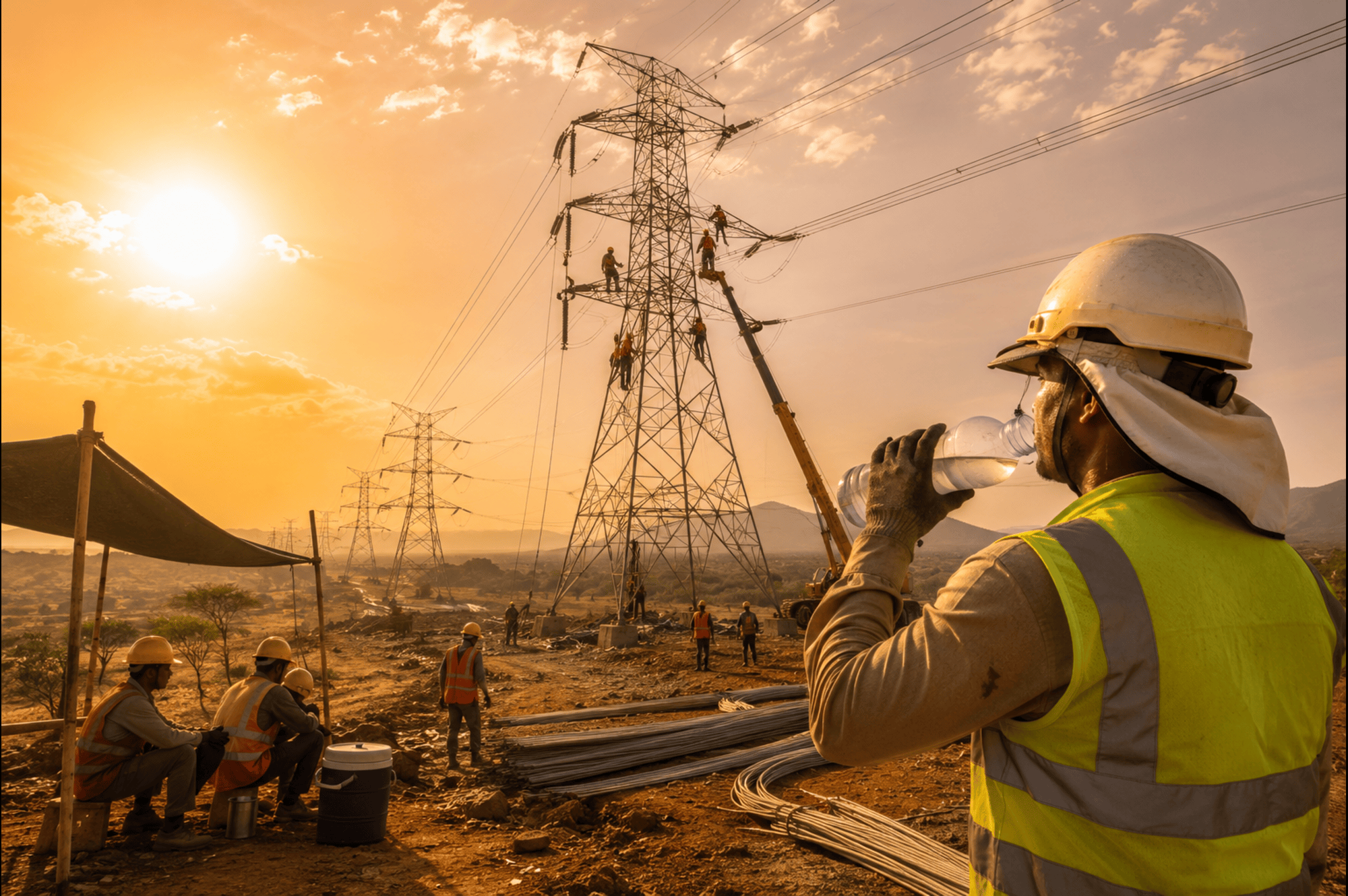 What India’s Hottest Summers Mean for Power Transmission Construction What India’s Hottest Summers Mean for Power Transmission Construction