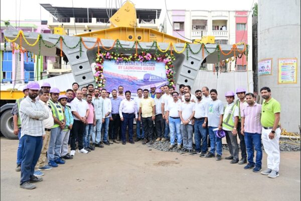 Afcons Launches 1st Segment, using launching girder for Bhopal Metro Blue Line Afcons Launches 1st Segment, using launching girder for Bhopal Metro Blue Line