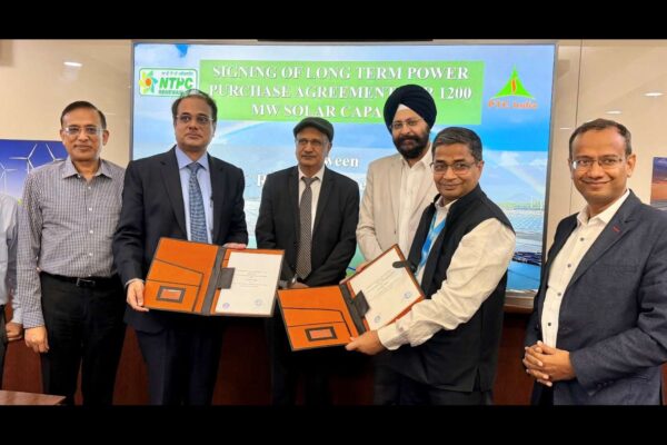 NTPC Renewable Energy Signs PPA with PTC India for 1,200 MW Solar Power Supply NTPC Renewable Energy Signs PPA with PTC India for 1,200 MW Solar Power Supply