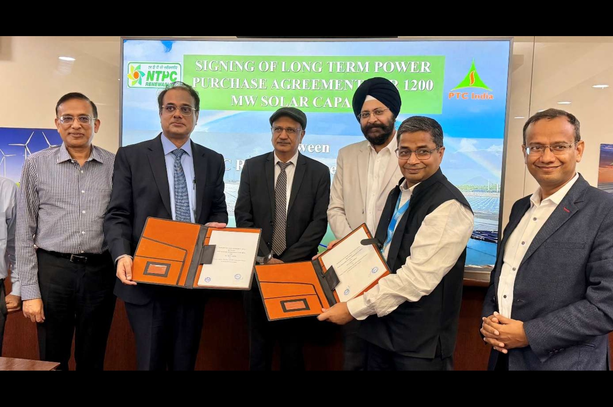 NTPC Renewable Energy Signs PPA with PTC India for 1,200 MW Solar Power Supply NTPC Renewable Energy Signs PPA with PTC India for 1,200 MW Solar Power Supply