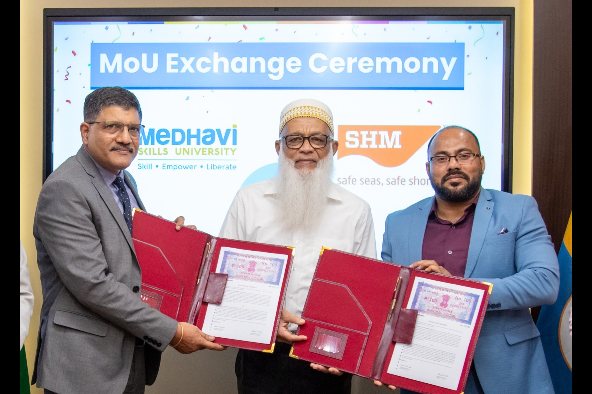 SHM Shipcare Signs MoU with Medhavi Skills University to Strengthen Maritime Skill Development