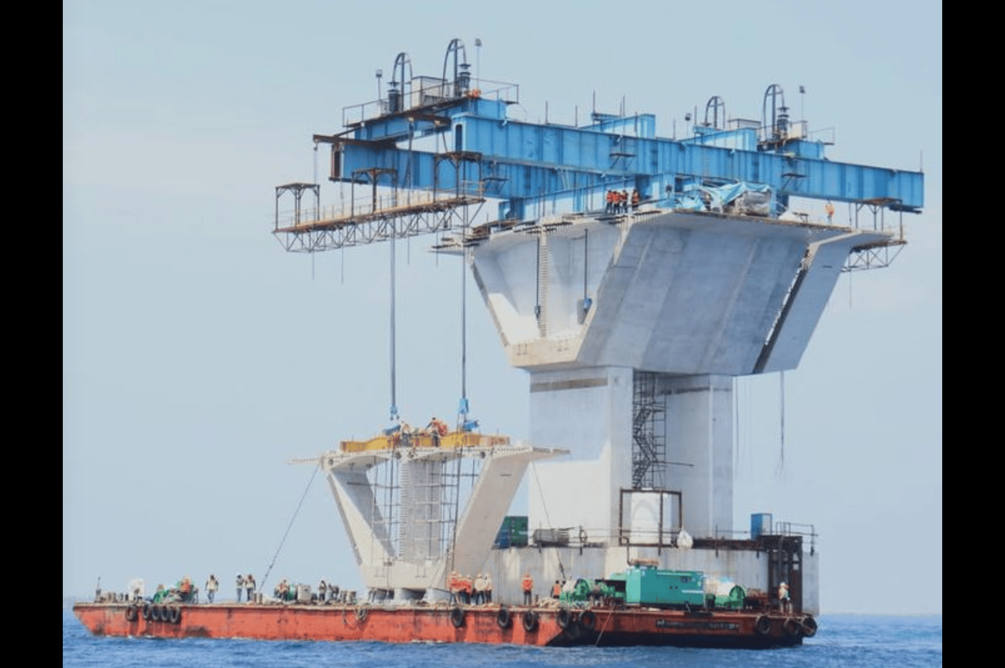 Tekla Powers World’s Tallest Precast Navigation Span Over the Indian Ocean