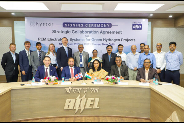 BHEL Enters into Strategic Tie-up with Hystar for PEM Electrolyser Systems