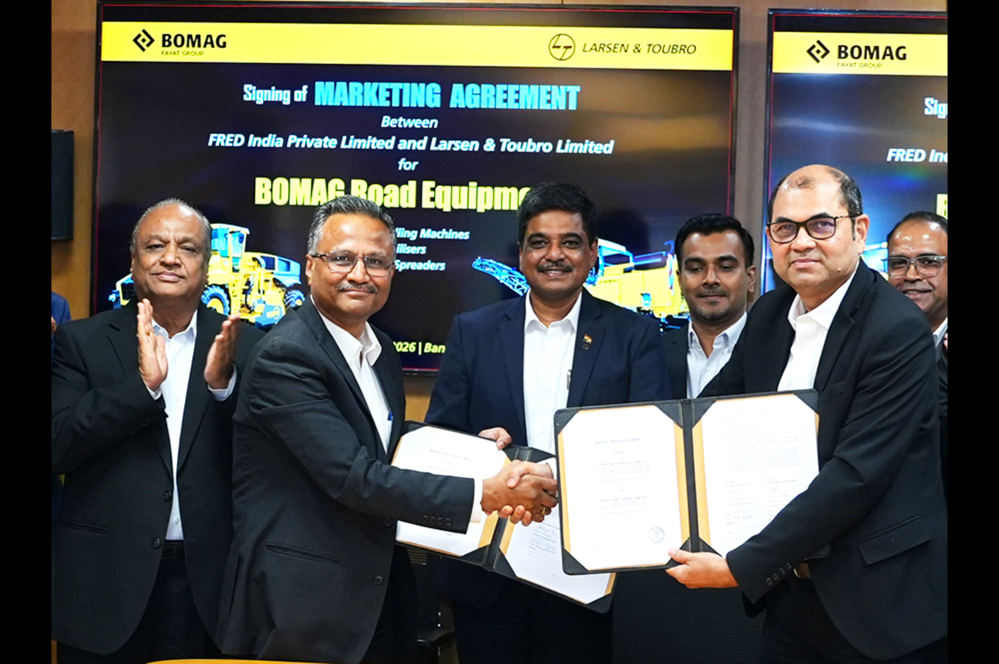 L&T Partners with FAYAT to Market BOMAG Road Equipment in India