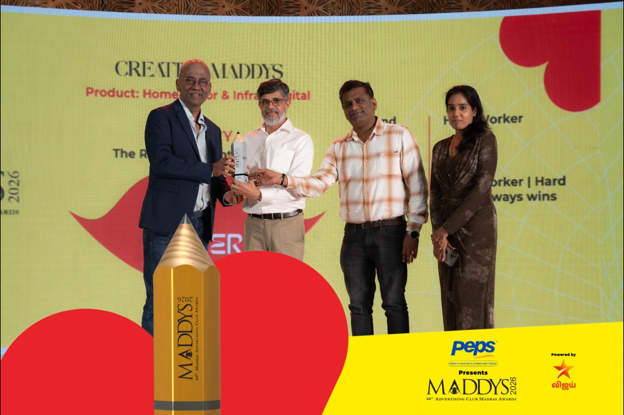 Ramco Cements’ Hard Worker Campaign Wins Six Prestigious Awards at MADDYS 2026