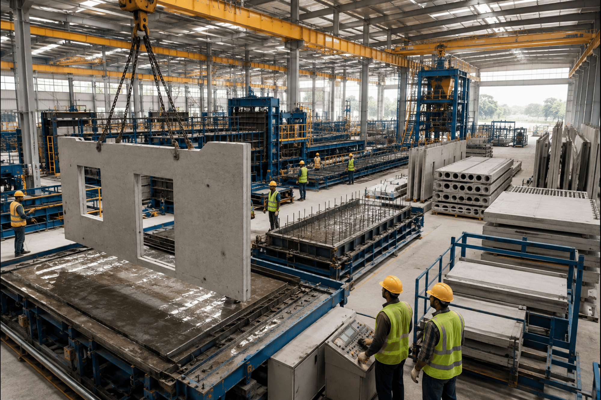 The Engineering and Operational Advantages of Large-Scale Captive Precast Facilities The Engineering and Operational Advantages of Large-Scale Captive Precast Facilities