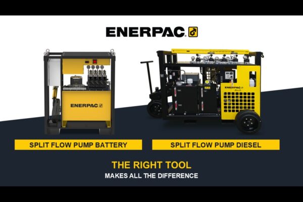 Enerpac Introduces New Split-Flow Pumps to Simplify Heavy Lifting at Industrial Jobsites Enerpac Introduces New Split-Flow Pumps to Simplify Heavy Lifting at Industrial Jobsites